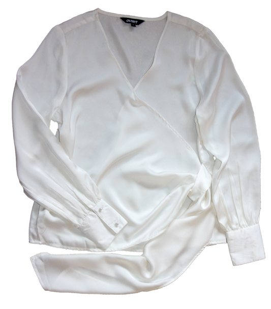 Ivory Wrap Shirt